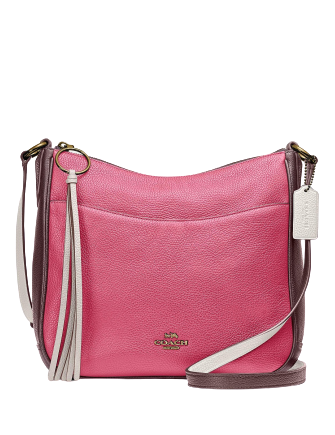 Coach Chaise Colorblock Crossbody Bag Lake Multi brass