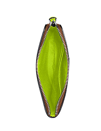 Coach Corner Zip Wristlet In Signature Canvas