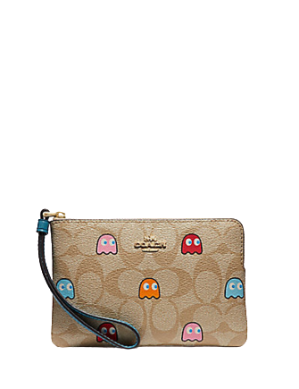 Coach pac man wristlet Clearance