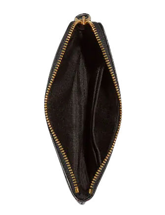 Coach Corner Zip Wristlet With Disco Star Print