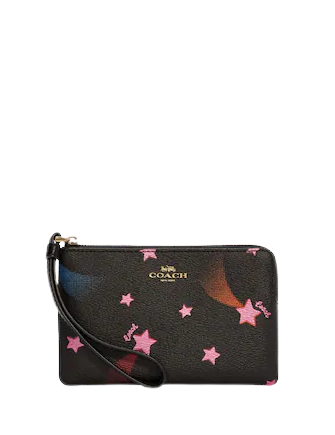 coach wristlet pink