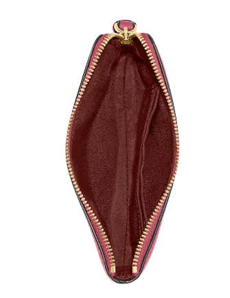 Coach Corner Zip Wristlet With Horse And Carriage