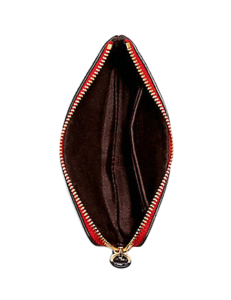 Coach Corner Zip Wristlet With Stripe Star Print