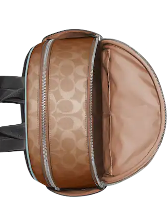 Coach Court Backpack In Signature Canvas