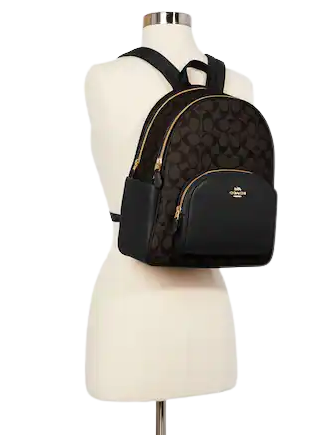 Coach Court Backpack In Signature Canvas
