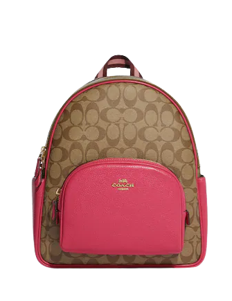 Coach Court Backpack In Signature Canvas