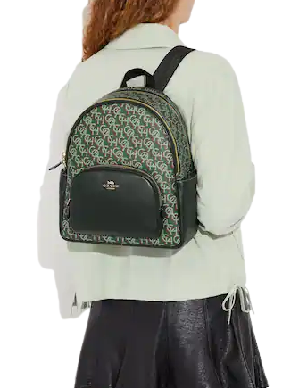 Coach monogram backpack sale