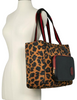 Coach Court Tote With Leopard Print