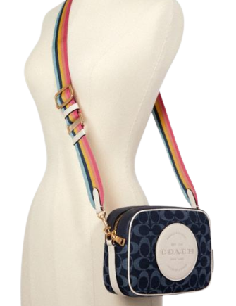 Coach Dempsey Camera Bag In Signature Jacquard With Patch Coach Dempsey Camera Bag In Signature Jacquard With Patch