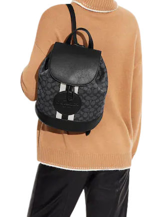 Elle backpack sales in signature jacquard
