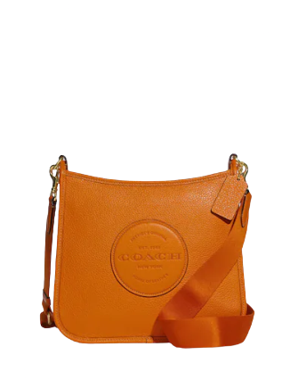 Coach orange 2025 sling bag