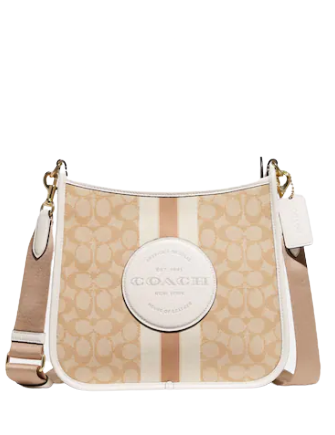 Coach Dempsey File Bag In Signature Jacquard With Stripe And Coach Coach Dempsey File Bag In Signature Jacquard With Stripe And Coach