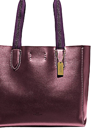 Coach Derby Metallic Tote