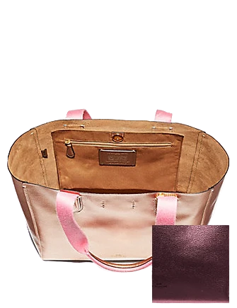 Coach Derby Metallic Tote