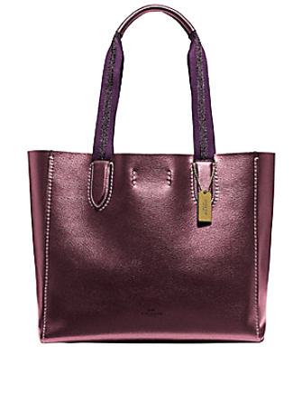 Coach Derby Metallic Tote