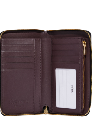 Coach Disney Mickey Mouse X Keith Haring Medium Id Zip Wallet