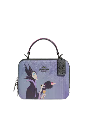 本物保証!  X Disney Coach Coach Motif Maleficent With Crossbody Box バッグ