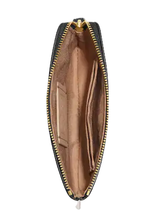 Coach Disney X Coach Corner Zip Wristlet With Cruella Motif