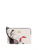Coach Disney X Coach Corner Zip Wristlet With Cruella Motif