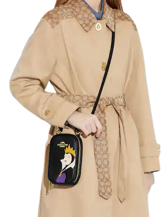 coach evil queen backpack Coach Disney X Coach Eva Phone Crossbody With Evil Queen Motif