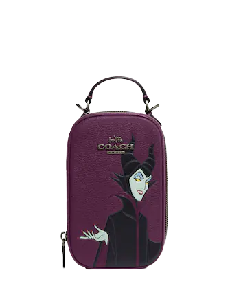 Coach Disney x Coach Eva Phone Crossbody with Maleficent Motif