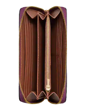 Coach Disney X Coach Long Zip Around Wallet In Signature Canvas With Patches