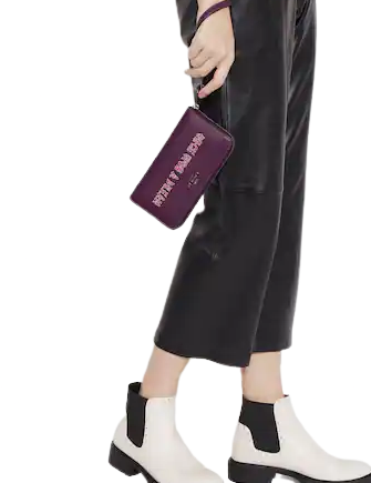 Coach Disney X Coach Long Zip Around Wallet With Signature Canvas Interior And Once Upon A Dream Motif