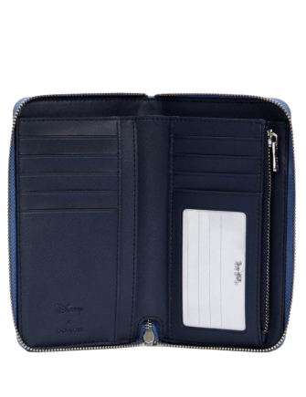 Coach Disney X Coach Medium Id Zip Wallet With Cinderella