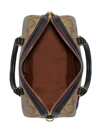 Coach f32203 mini bennett sales satchel in signature canvas