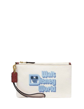 Coach Disney X Coach Small Wristlet With Walt Disney World Motif