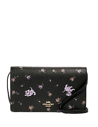 Coach Disney X Hayden Foldover Crossbody Clutch With Dalmatian