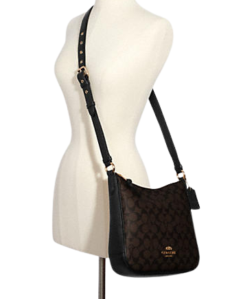 Coach Women s Ellie Signature Canvas File Bag