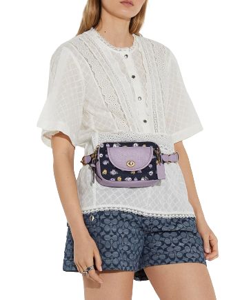 Coach Floral Print Nylon Belt Bag Brixton Baker