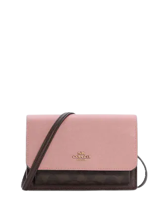 Coach belt 2025 bag pink