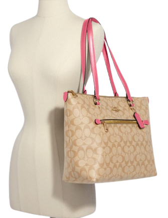 Coach Outlet Gallery Tote In Signature Canvas