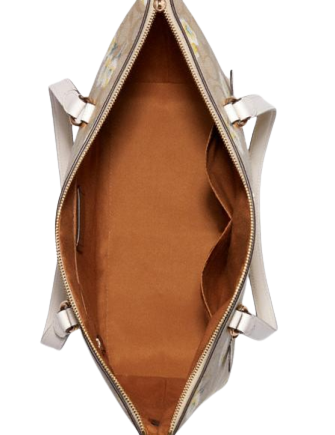 Coach Gallery Tote In Signature Canvas With Daisy Print