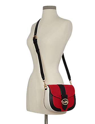 Georgie saddle bag coach best sale