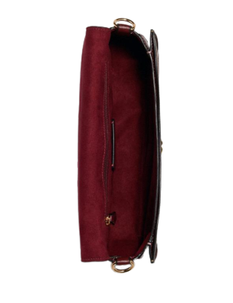 Coach Georgie Shoulder Bag In Signature Canvas With Rainbow Linear Quilting