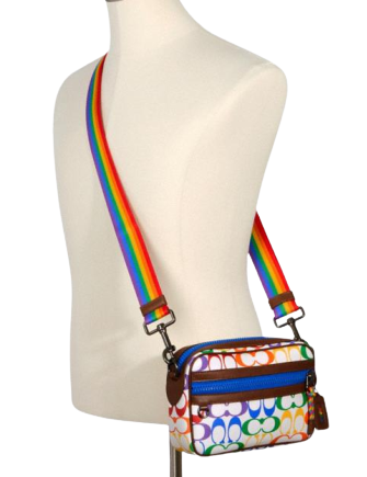 Multicolor coach crossbody sale
