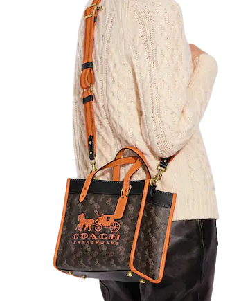 Coach horse and discount carriage field tote