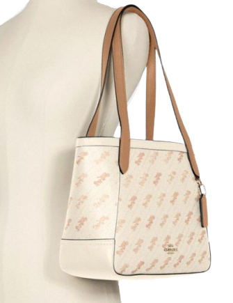 Coach Horse And Carriage Tote 27 With Horse And Carriage Dot Print