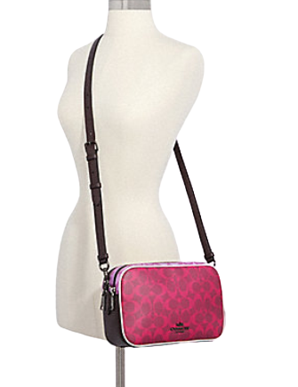 Coach Jes Crossbody in Blocked Signature Canvas