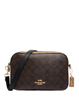 Coach Jes Crossbody in Blocked Signature Canvas