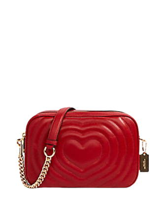 COACH Quilted Heart Crossbody Bag