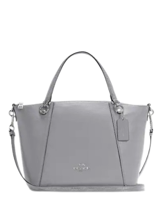 COACH トートバッグ ケイシー レザー グレー Coach Kacey Satchel | Brixton Baker