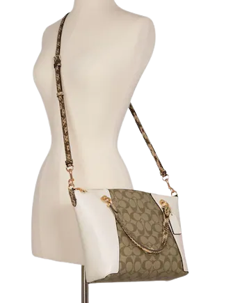 Coach small kelsey sales satchel in signature canvas