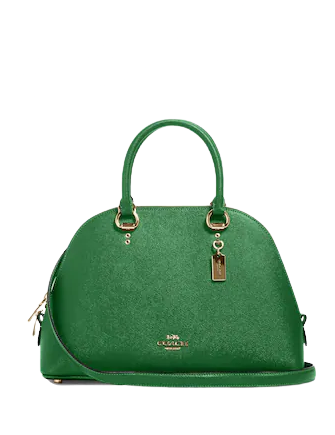 Coach Green Leather Mini Sierra Satchel Coach