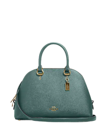 Coach Green Leather Mini Sierra Satchel Coach