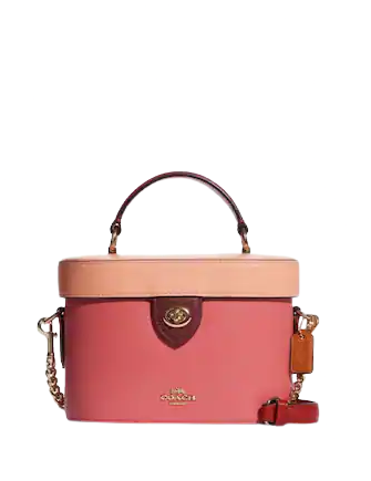 Coach kay crossbody sales in blocked signature canvas