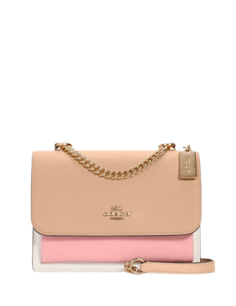 Klare crossbody store in colorblock